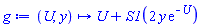 proc (U, y) options operator, arrow; U+S1(2*y*exp(-U)) end proc
