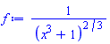 1/(x^3+1)^(2/3)