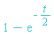 1-exp(-(1/2)*t)