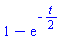 1-exp(-(1/2)*t)