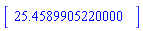 Vector(1, {(1) = 25.458990522000022})