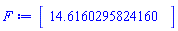 Vector(1, {(1) = 14.616029582415962})