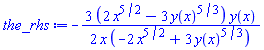-(3/2)*(2*x^(5/2)-3*y(x)^(5/3))*y(x)/(x*(-2*x^(5/2)+3*y(x)^(5/3)))