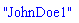 "JohnDoe1"