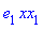 e[1]*xx[1]