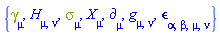 {Physics:-Dgamma[mu], H[mu, nu], Physics:-Psigma[mu], Physics:-d_[mu], Physics:-g_[mu, nu], Physics:-LeviCivita[alpha, beta, mu, nu], Physics:-SpaceTimeVector[mu](X)}