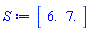Vector[row](2, {(1) = 6.0, (2) = 7.0})