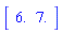 Vector[row](2, {(1) = 6.0, (2) = 7.0})