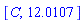 [C, 12.0107]