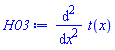 diff(diff(t(x), x), x)