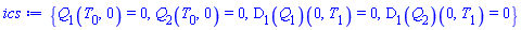 {Q[1](T[0], 0) = 0, Q[2](T[0], 0) = 0, (D[1](Q[1]))(0, T[1]) = 0, (D[1](Q[2]))(0, T[1]) = 0}