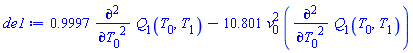 .9997*(diff(diff(Q[1](T[0], T[1]), T[0]), T[0]))-10.801*v[0]^2*(diff(diff(Q[1](T[0], T[1]), T[0]), T[0]))