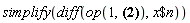 simplify(diff(op(1, Sum(x^(alpha+2*j)/(2^(alpha+2*j)*GAMMA(1+alpha+j)*GAMMA(j+1)), j = 0 .. infinity)), `$`(x, n)))