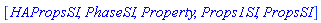 [HAPropsSI, PhaseSI, Property, Props1SI, PropsSI]
