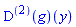 ((D@@2)(g))(y)