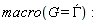 macro(G = `&GJcy;`)