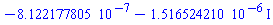 -0.8122177805e-6-0.1516524210e-5*I