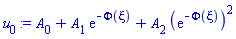 A[0]+A[1]*exp(-Phi(xi))+A[2]*(exp(-Phi(xi)))^2