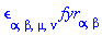 Physics:-LeviCivita[alpha, beta, mu, nu]*fyr[alpha, beta]