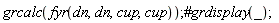 grcalc(fyr(dn, dn, cup, cup))