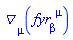 Physics:-D_[mu](fyr[beta, `~mu`], [X])