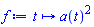 proc (t) options operator, arrow, function_assign; a(t)^2 end proc