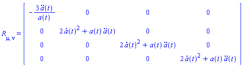 Physics:-Ricci[mu, nu] = Matrix(%id = 18446744078320134734)