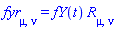 fyr[mu, nu] = fY(t)*Physics:-Ricci[mu, nu]