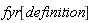 fyr[definition]