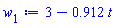3-.912*t