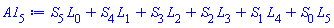 L[0]*S[5]+L[1]*S[4]+L[2]*S[3]+L[3]*S[2]+L[4]*S[1]+L[5]*S[0]