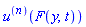 (u@@n)(F(y, t))