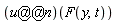 (u@@n)(F(y, t))