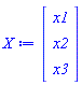 Vector(3, {(1) = x1, (2) = x2, (3) = x3})