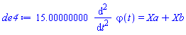 15.00000000*(diff(diff(varphi(t), t), t)) = Xa+Xb