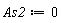 As2 := 0