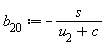b__20 := -s/(u__2+c)