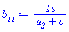 2*s/(u__2+c)