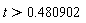 t > .480902