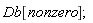Db[nonzero]