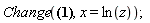 Change(Int(exp(-I*x*y)*exp(x)/cosh(x)^2, x = -infinity .. infinity), x = ln(z))