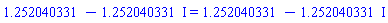 1.252040331-1.252040331*I = 1.252040331-1.252040331*I