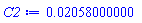 0.2058000000e-1