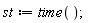 st := time()