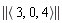 LinearAlgebra[Norm](`<,>`(3, 0, 4))