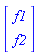 Vector(2, {(1) = f1, (2) = f2})