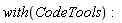 with(CodeTools)