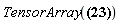 TensorArray((1/2)*B[a, b]-(1/2)*B[b, a])