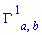 Physics:-Christoffel[`~1`, a, b]