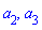 a[2], a[3]